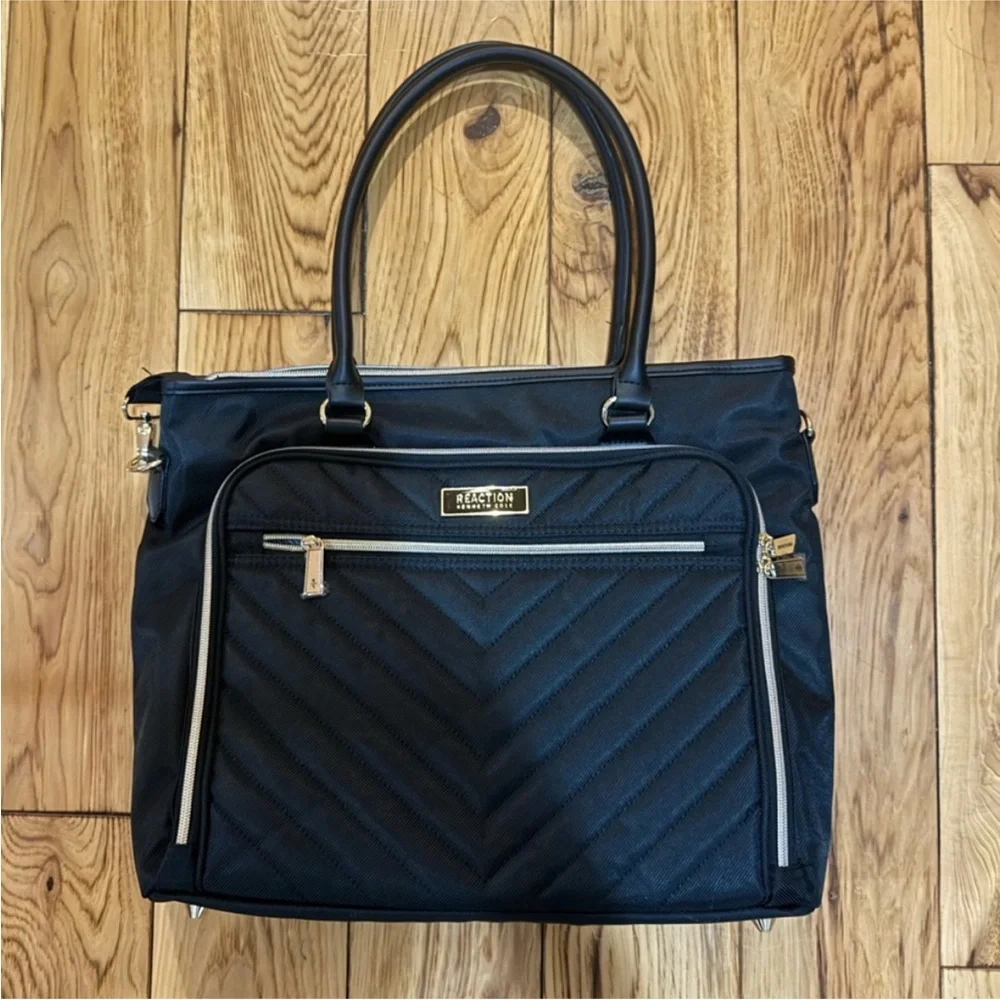 Women's Black Laptop Work Bag - Picture 6 of 9